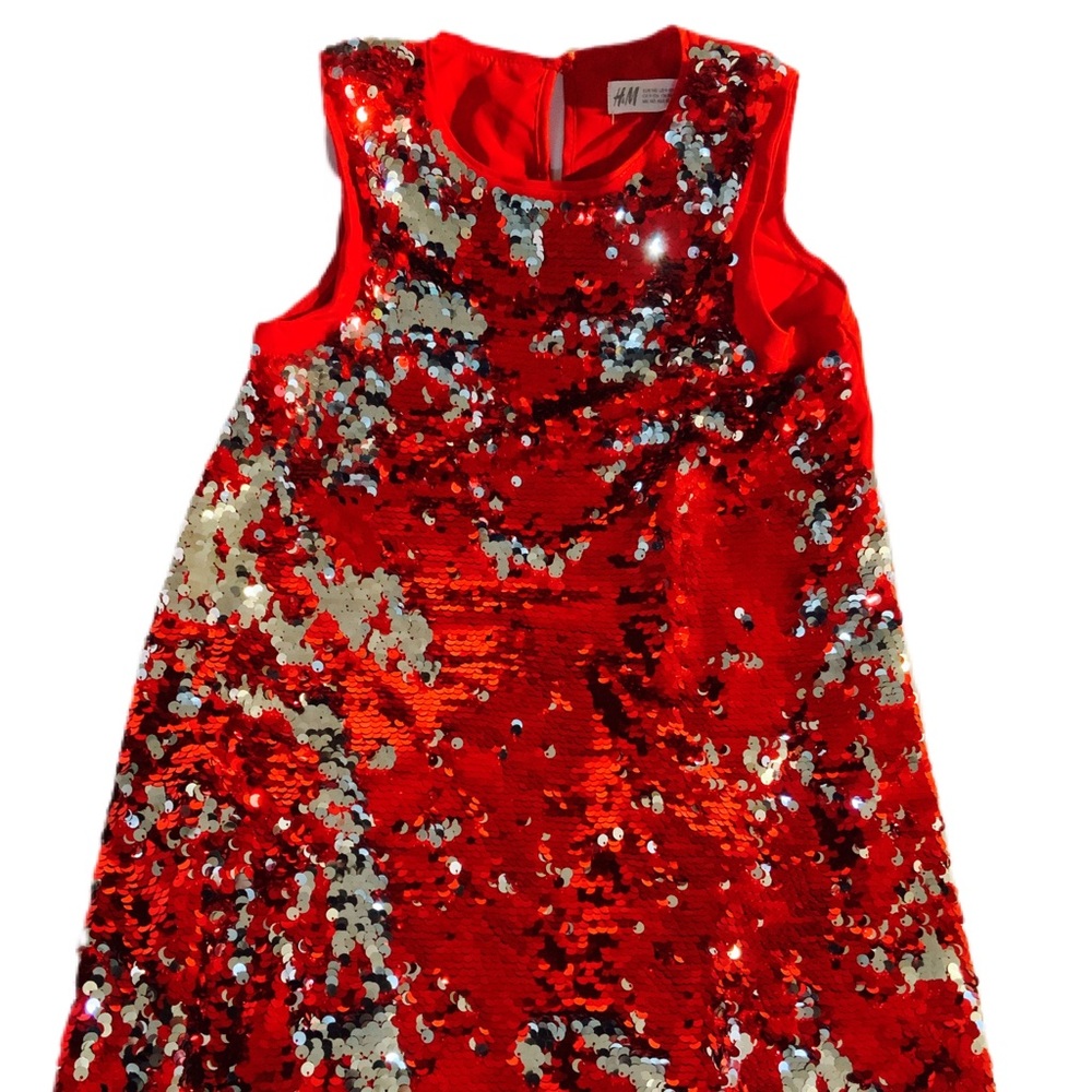 Red Sequin Dress